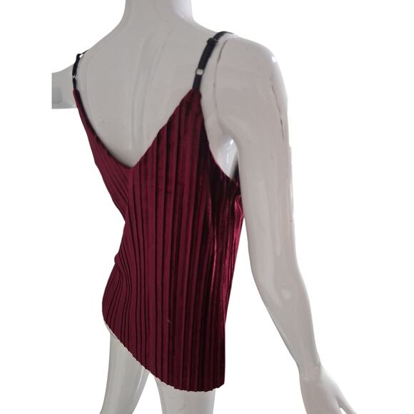 Tart Crushed Velvet V-Neck Women's size XS Witchy Whimsigoth Vampire Fairy Tank - Picture 2 of 12